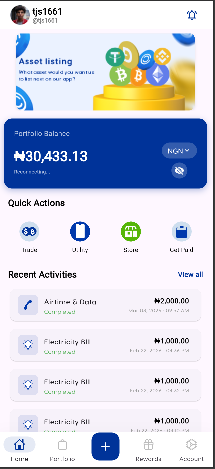 Copaly Mobile Dashboard